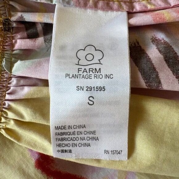 FARM Rio Multicolor Off-Shoulder Maxi Dress - Picture 12 of 16